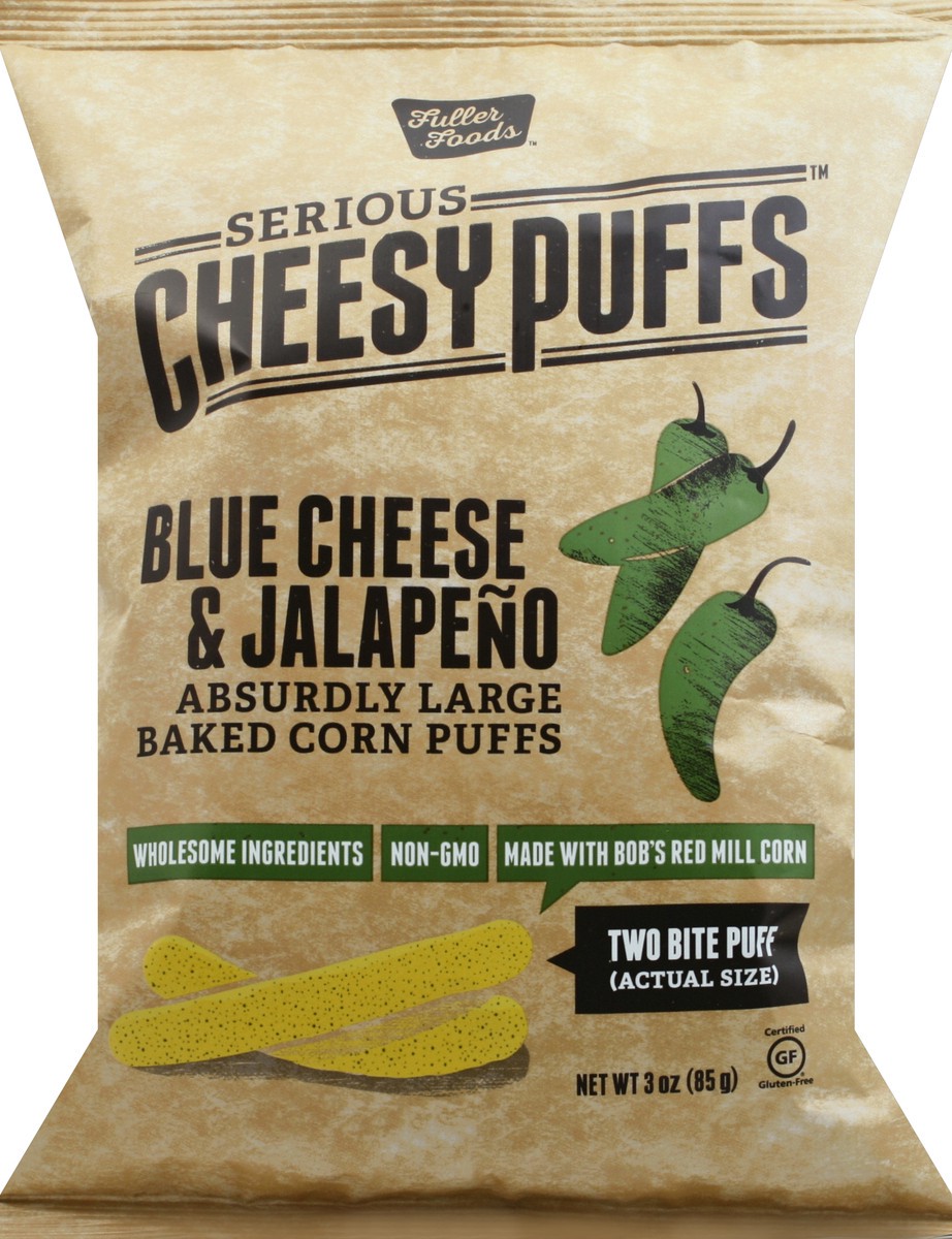 slide 6 of 6, Fuller Foods Cheesy Puffs 3 oz, 3 oz