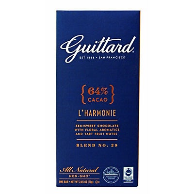 slide 1 of 1, Guittard 64% Cacao L'Harmonie Semi Sweet Chocolate, 2.65 oz