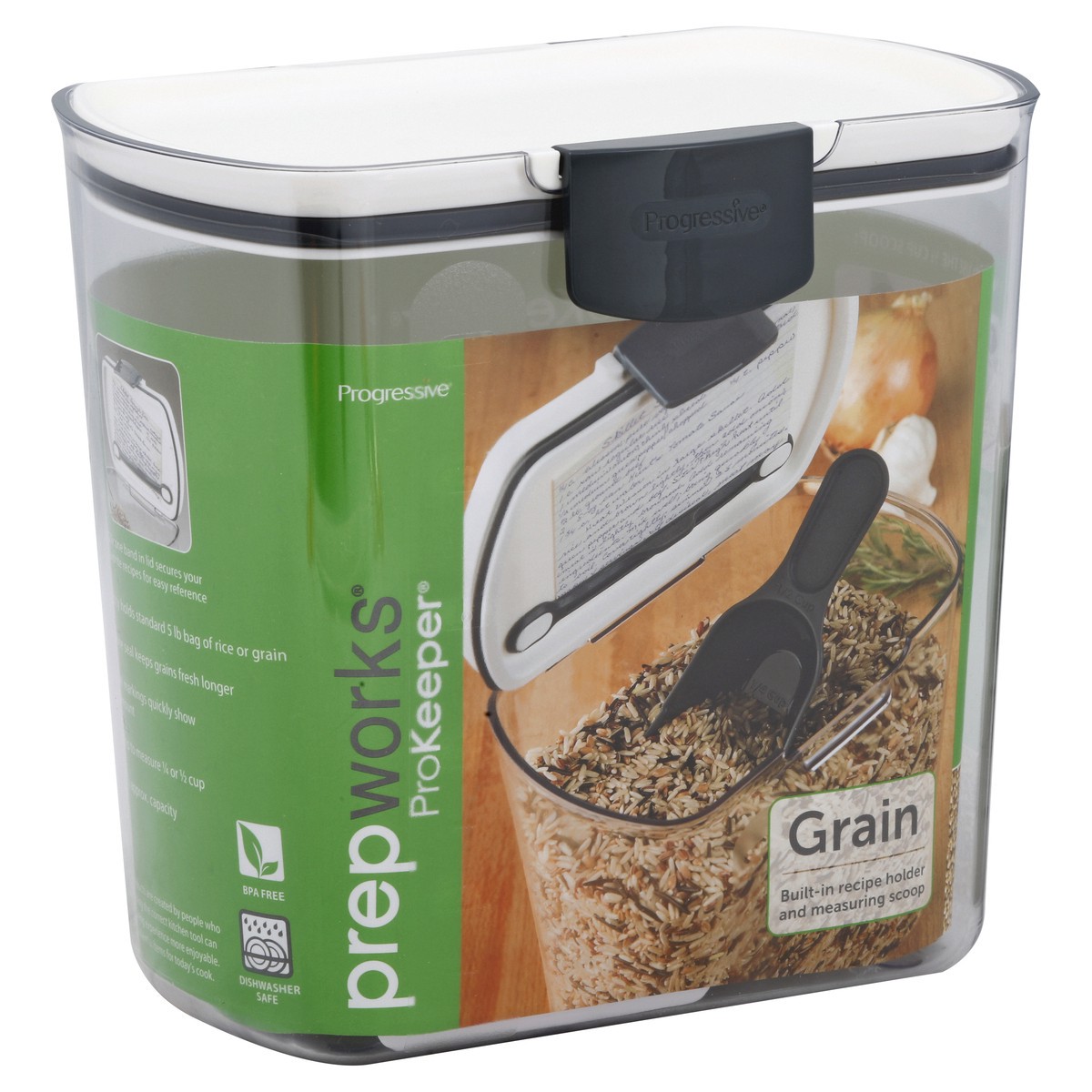 slide 5 of 5, Prepworks Clear Prokeeper Grain 2.5Qt, 1 ct