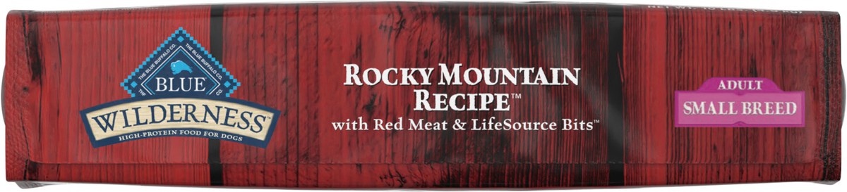 slide 5 of 12, Blue Buffalo Wilderness Rocky Mountain Recipe High Protein, Natural Adult Small Breed Dry Dog Food, Red Meat 10-lb, 10 lb