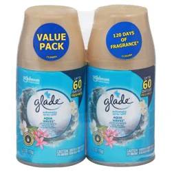 Glade Value Pack Automatic Aqua Waves Spray Refill 2 - 6.2 oz Bottles