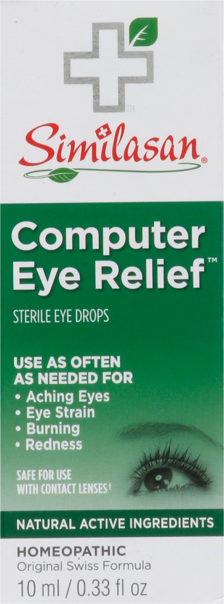 slide 8 of 13, Similasan Computer Eye Relief Eye Drops 0.33 fl oz, 0.33 fl oz