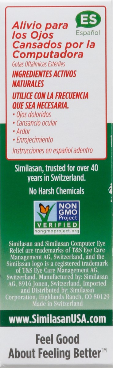 slide 3 of 13, Similasan Computer Eye Relief Eye Drops 0.33 fl oz, 0.33 fl oz