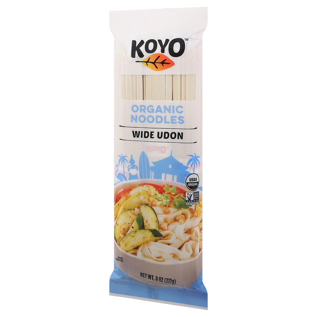 slide 3 of 14, Koyo Udon Wide Noodles, 8 oz