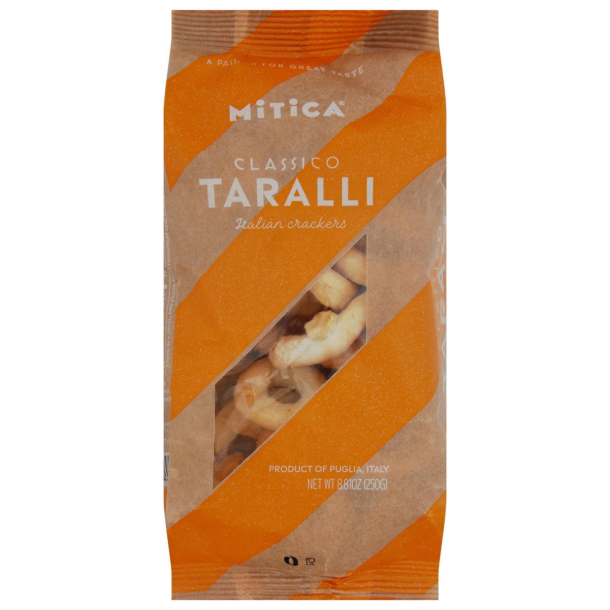 slide 1 of 1, Mitica Taralli Classico Crackers, 8.81 oz