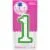 Kroger Numeral 1 Birthday Candle