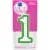 Kroger Numeral 1 Birthday Candle