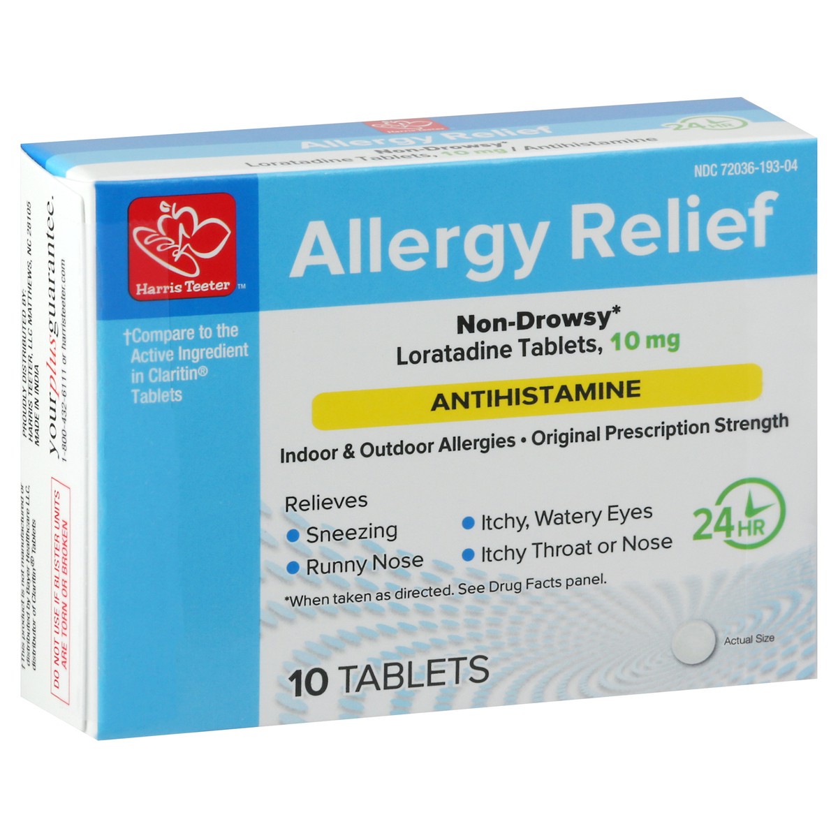 slide 12 of 13, Harris Teeter All Rlf Loratadine Tab, 10 ct