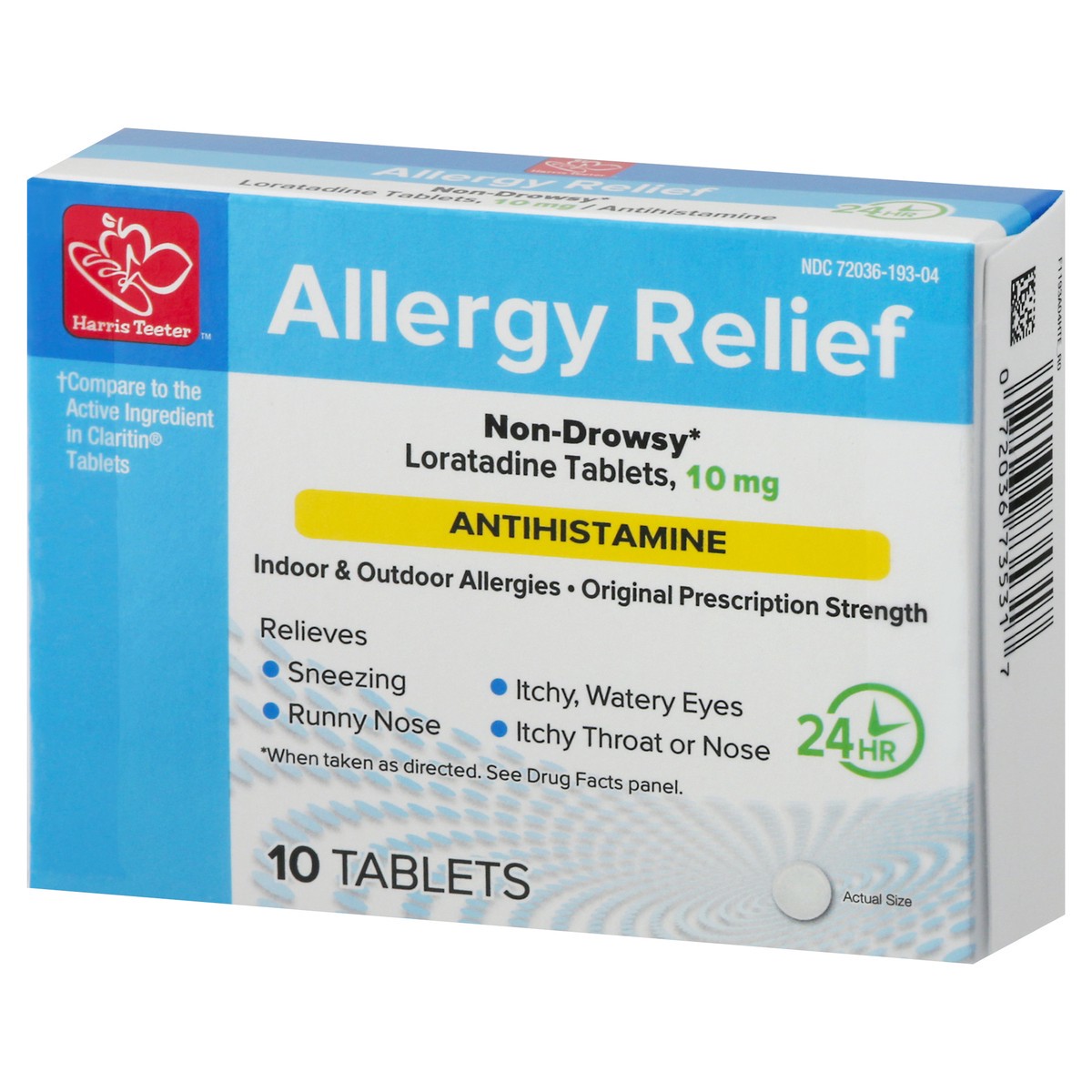 slide 11 of 13, Harris Teeter All Rlf Loratadine Tab, 10 ct