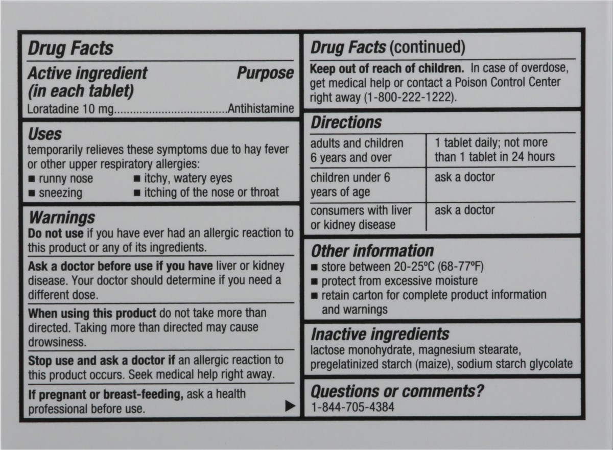 slide 8 of 13, Harris Teeter All Rlf Loratadine Tab, 10 ct