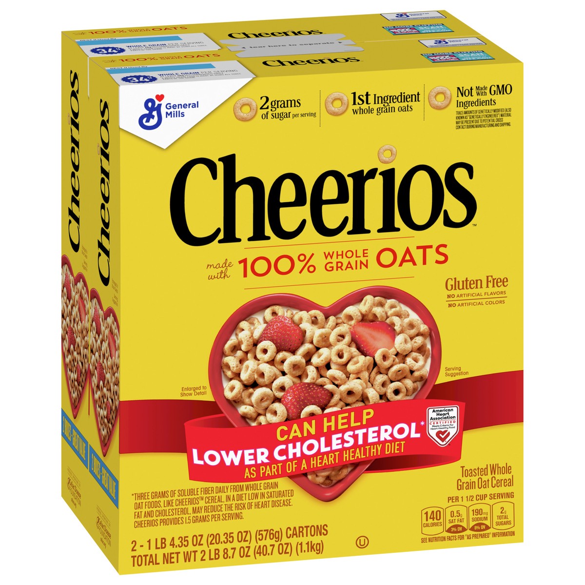 slide 2 of 9, Cheerios Twin Pack, 2 ct; 20.53 oz