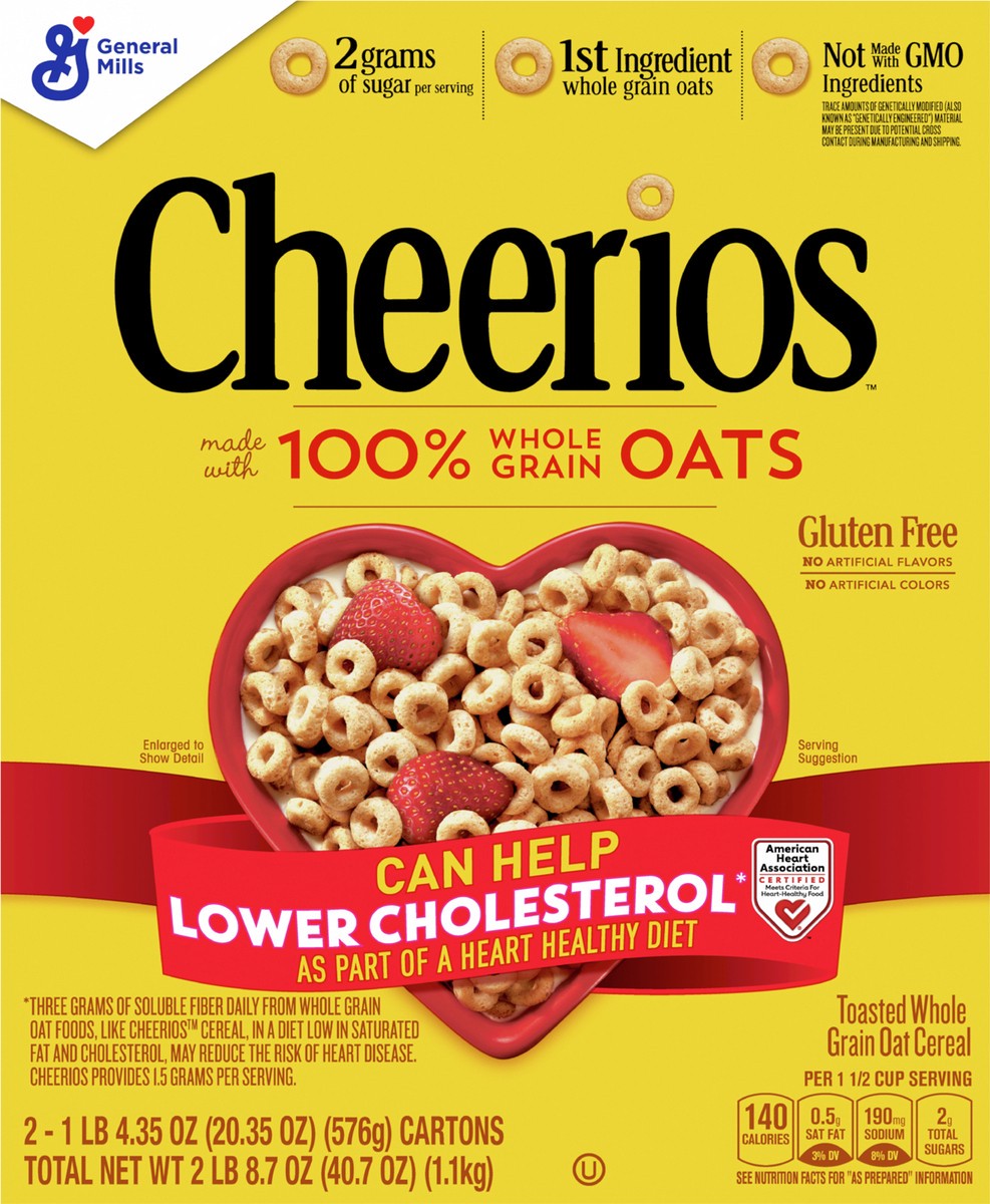 slide 5 of 9, Cheerios Twin Pack, 2 ct; 20.53 oz