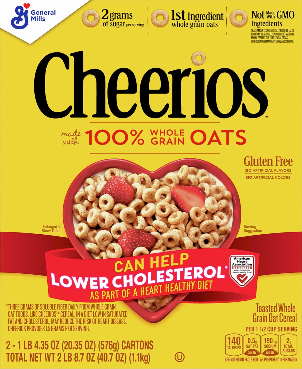 slide 6 of 9, Cheerios Twin Pack, 2 ct; 20.53 oz