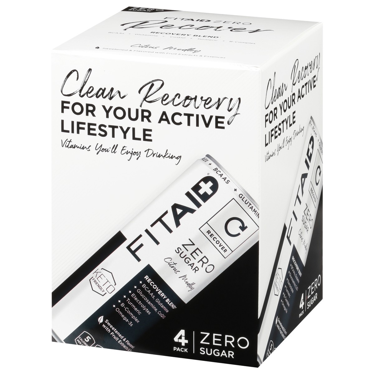 slide 5 of 10, FITAID Zero Sugar 4 Pack Beverage 4 ea - 4 ct, 4 ct