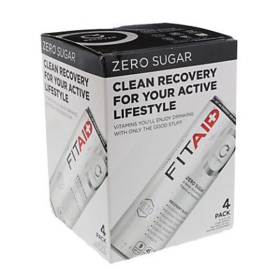 slide 1 of 10, FITAID Zero Sugar 4 Pack Beverage 4 ea - 4 ct, 4 ct