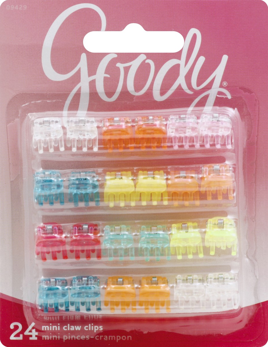 slide 5 of 6, Goody Claw Clip Girls Mini - 24 Count, 24 ct