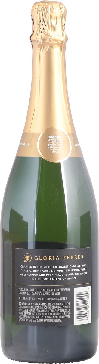 slide 8 of 9, Gloria Ferrar Sonoma Brut Sparkling Wine 750 ml Bottle, 750 ml