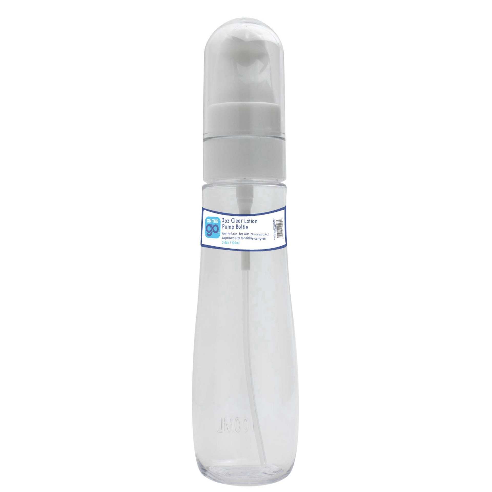 slide 1 of 1, Sprayco Clear Lotion Pump Bottle, 3 oz