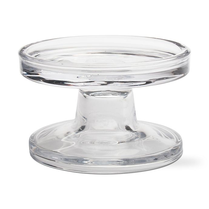 slide 1 of 1, tag Bobbin Reversible Glass Candle Holder, 1 ct