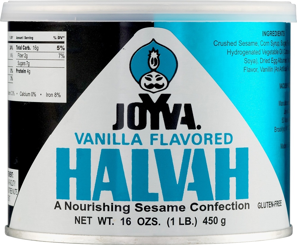 slide 1 of 1, Joyva Vanilla Flavored Halvah, 16 oz