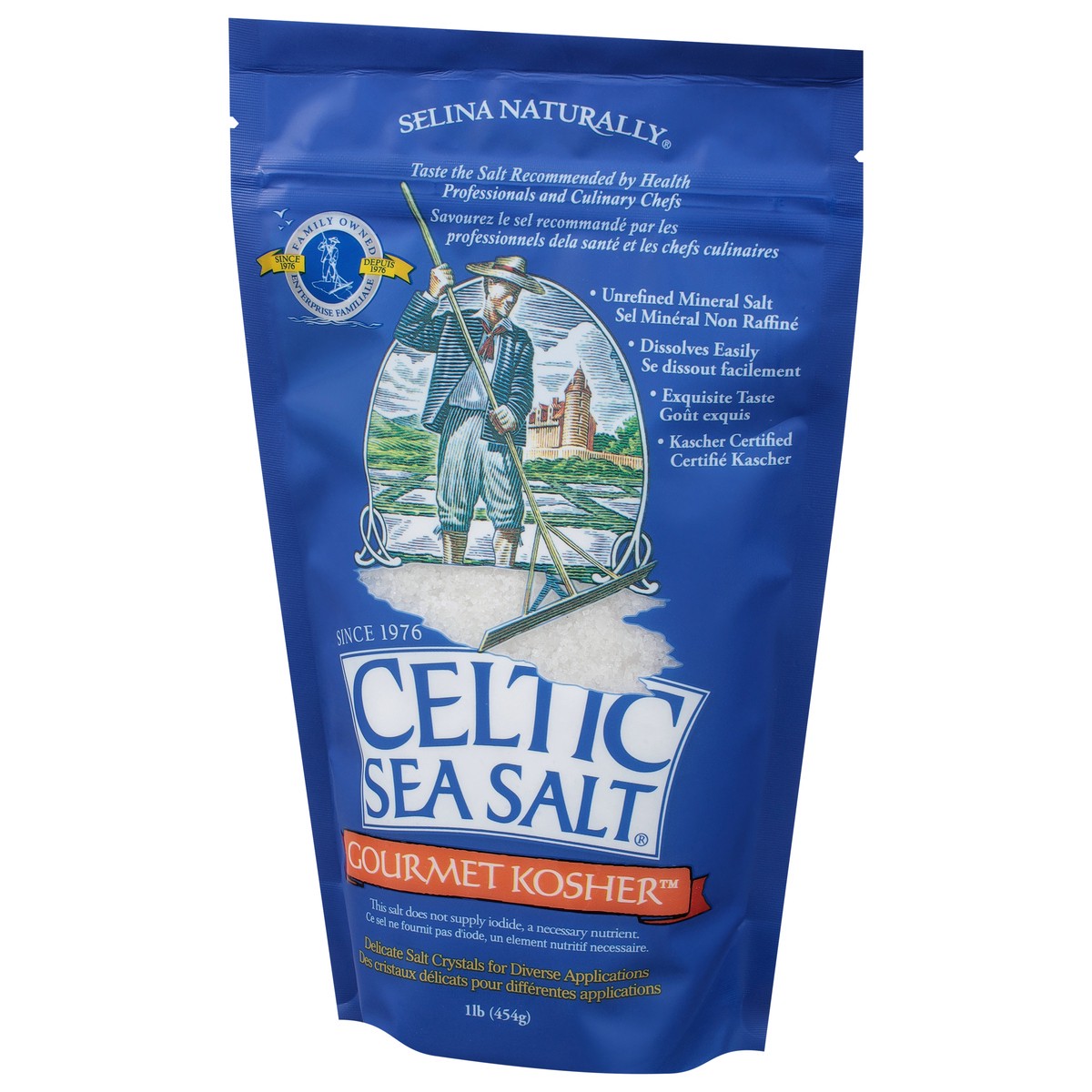 slide 2 of 9, Celtic Sea Salt Gourmet Kosher Chef 1 Lb Bag, 1 ct