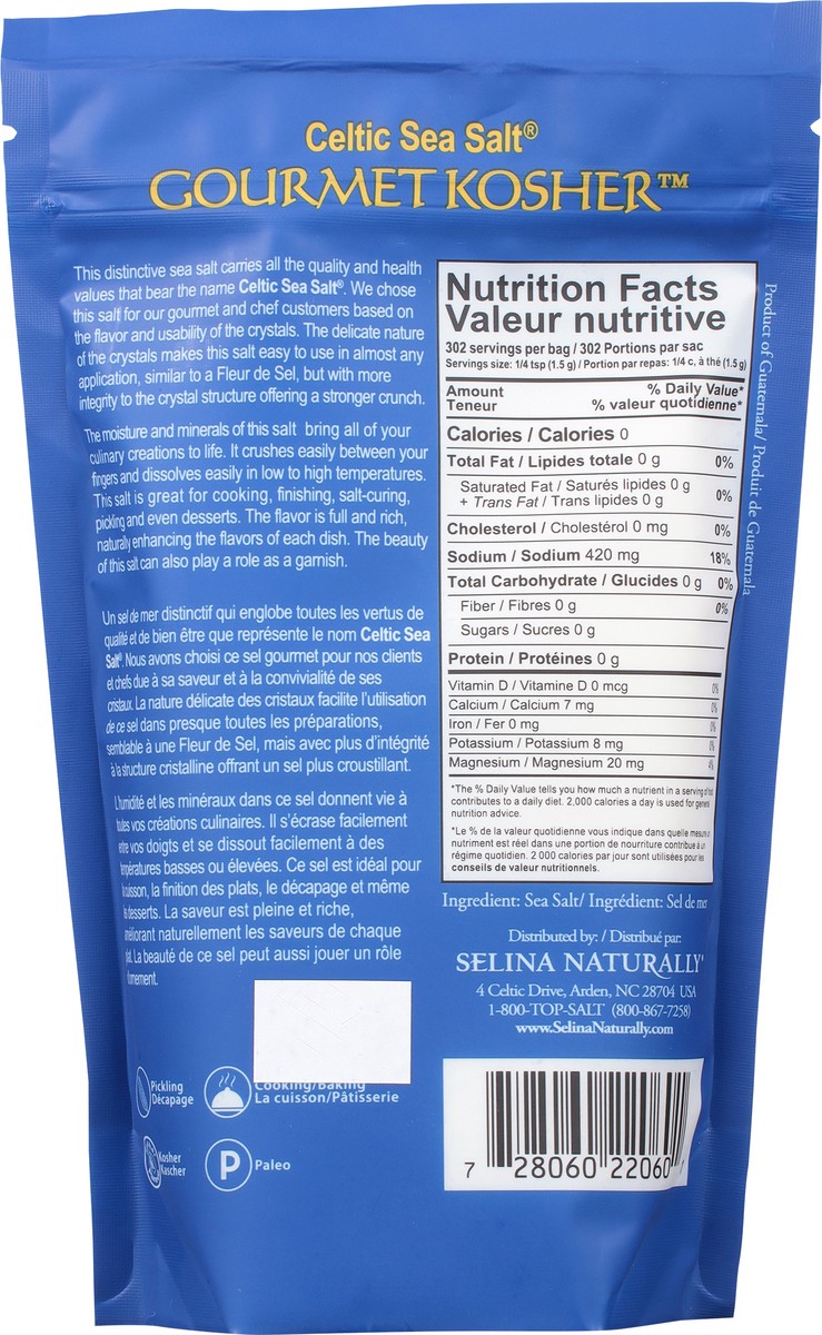 slide 5 of 9, Celtic Sea Salt Gourmet Kosher Chef 1 Lb Bag, 1 ct