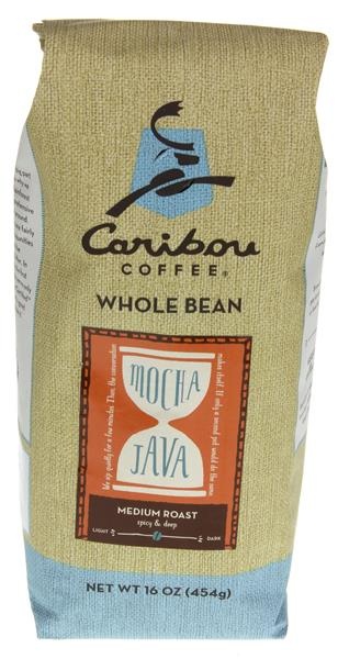 slide 1 of 1, Caribou Coffee Whole Bean Mocha Java Medium Roast Coffee - 16 oz, 16 oz