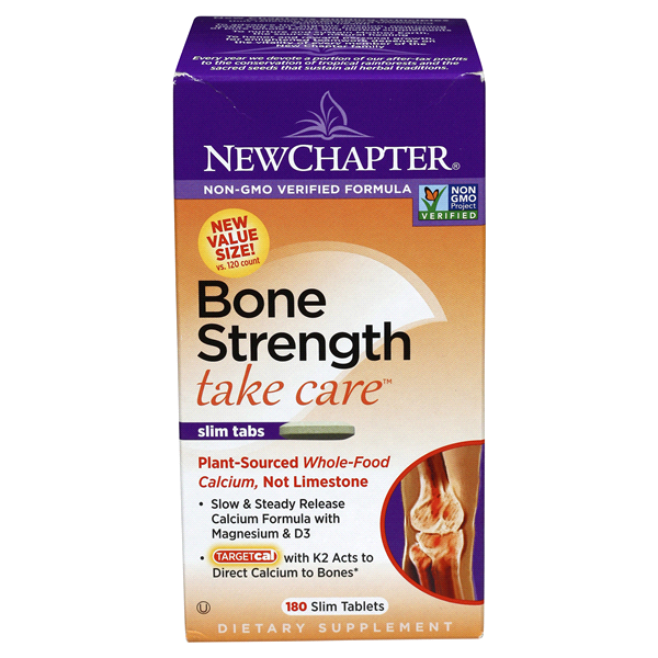 slide 1 of 1, New Chapter Bone Strength Take Care Slim Tabs, 1 ct