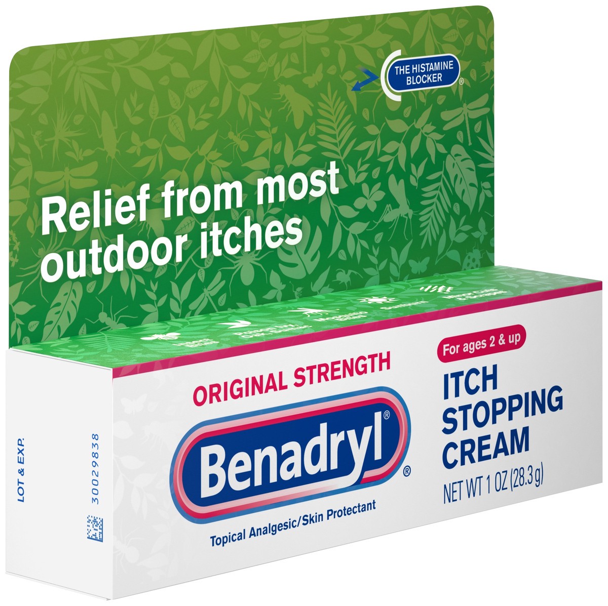 slide 1 of 6, Benadryl Allergy Anti Itch, Cream, 1 oz