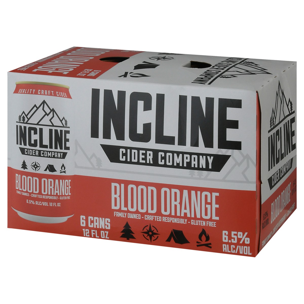 slide 7 of 9, Incline Cider Company Blood Orange Beer 6 ea, 6 ct; 12 fl oz