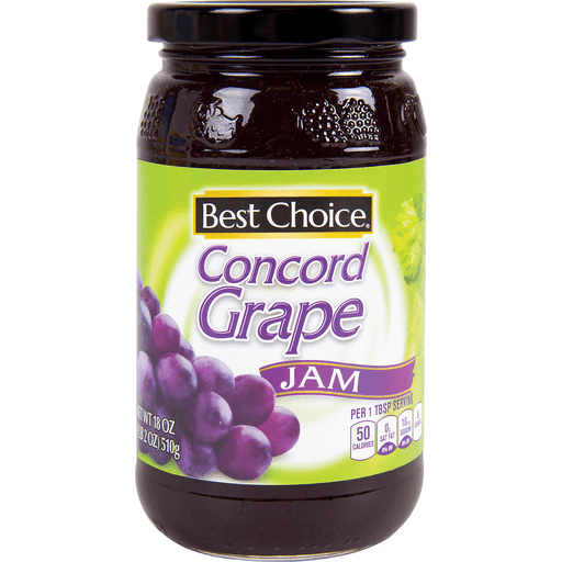 slide 1 of 1, Best Choice Grape Jam, 18 oz