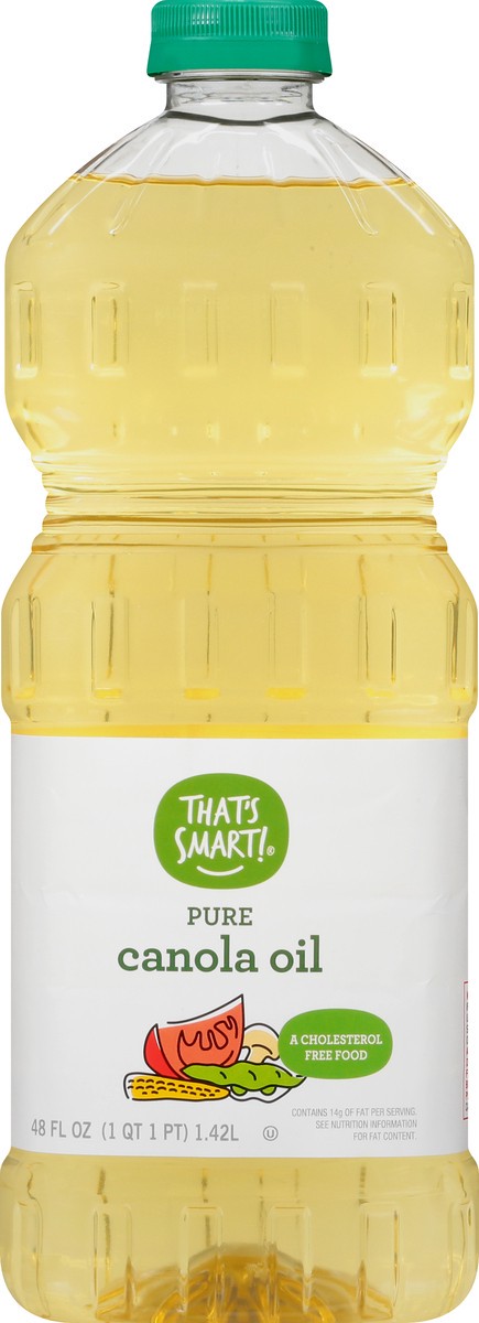 slide 7 of 9, That's Smart! Pure Canola Oil 48 oz, 48 oz