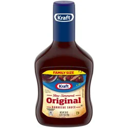 Kraft Original Slow-Simmered Barbecue Sauce Family Size, 28 oz Bottle