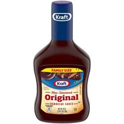 Kraft Original Slow-Simmered Barbecue Sauce Family Size, 28 oz Bottle