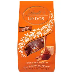 Lindt Lindor Irresistibly Smooth Almond Butter Milk Chocolate Truffles 5.1 oz