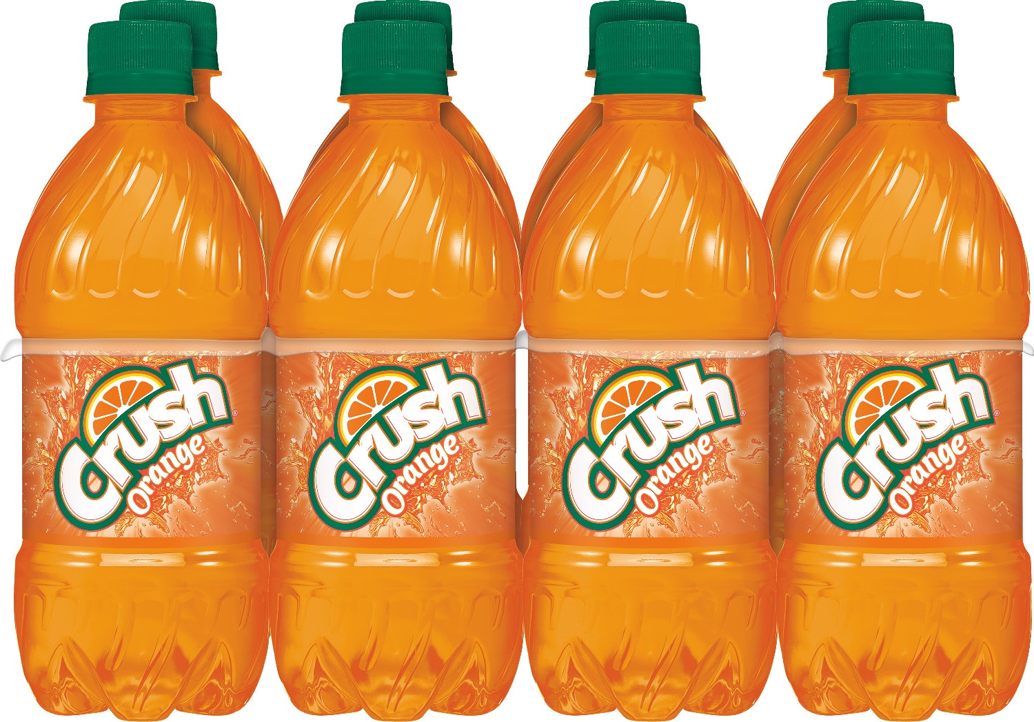 slide 1 of 3, Crush Orange Soda, 8 ct; 12 oz