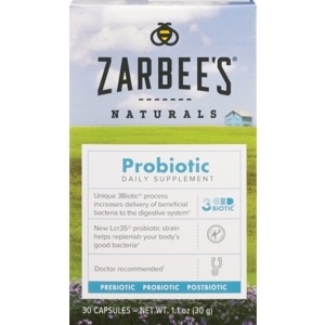 slide 1 of 1, Zarbee's Naturals Probiotic Supplement, 30 Ct, 30 ct