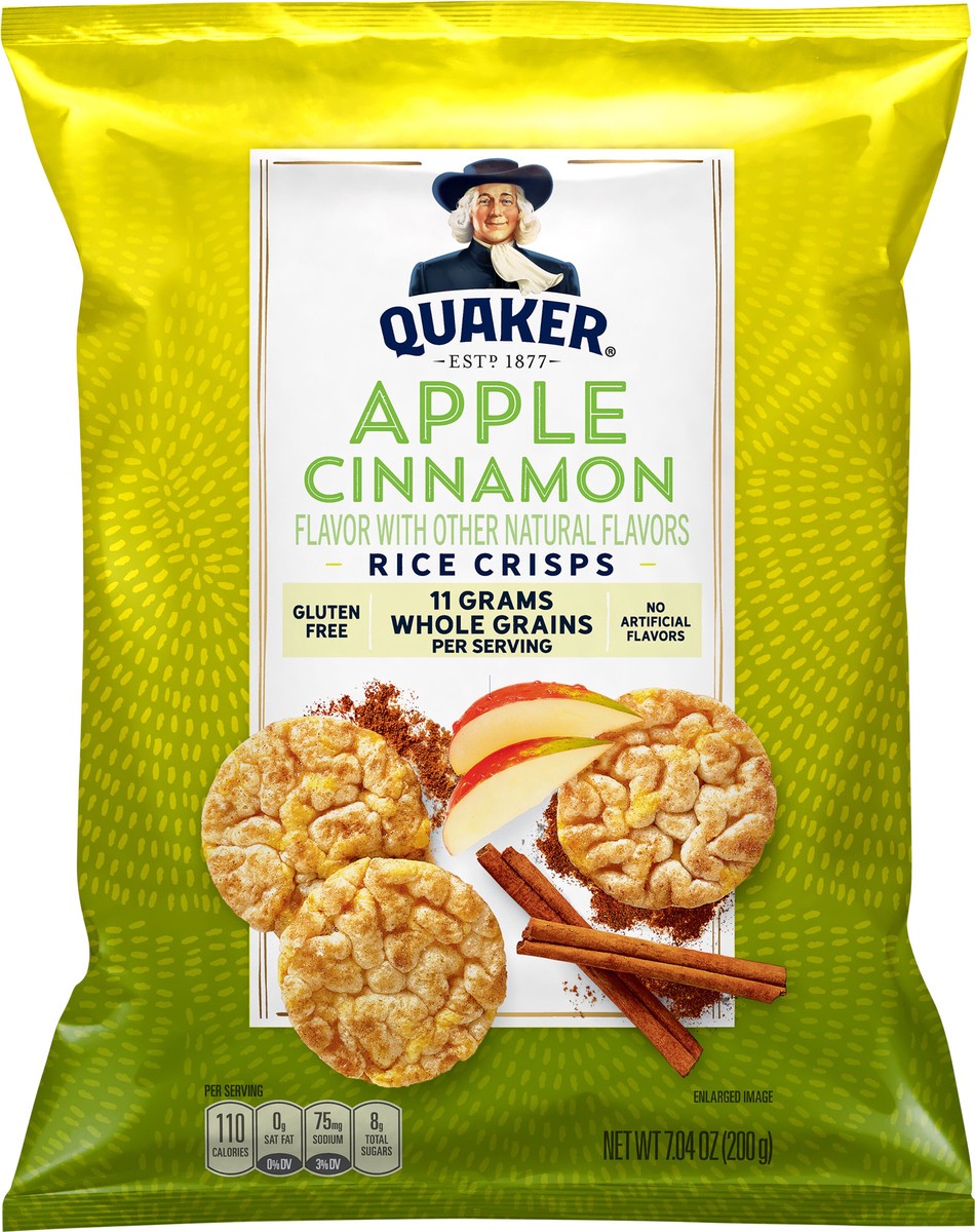 slide 3 of 3, Quaker Rice Crisps, 7.04 oz