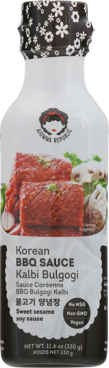 slide 9 of 14, Ajumma Republic Kalbi Bulgogi Korean BBQ Sauce 11.6 oz, 11.6 oz