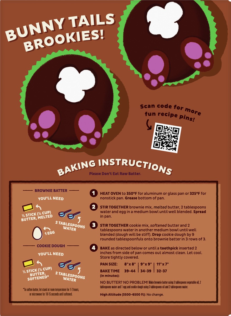 slide 2 of 13, Annie's Organic Brookie Cookie Brownie Bar Baking Mix, Made With Real Chocolate Chips, 18.4 oz. , 18.4 oz