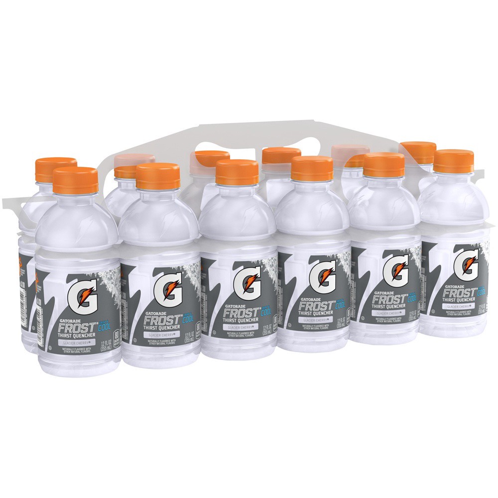 slide 8 of 10, Gatorade Frost Thirst Quencher Glacier Cherry 12 Fl Oz 12 Count, 12 ct