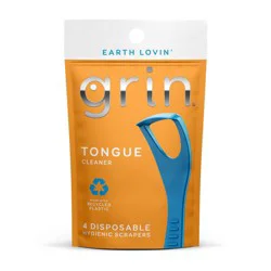 Grin Disposable Tongue Cleaner 4 ea