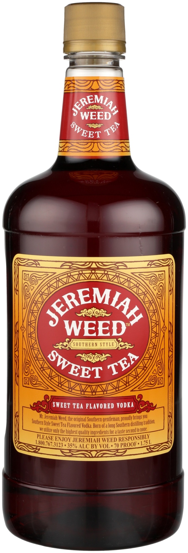 slide 1 of 1, Jeremiah Weed Sweet Tea Vodka, 1.75 liter