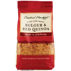 Central Market Bulgur & Red Quinoa Quick Cook Grains