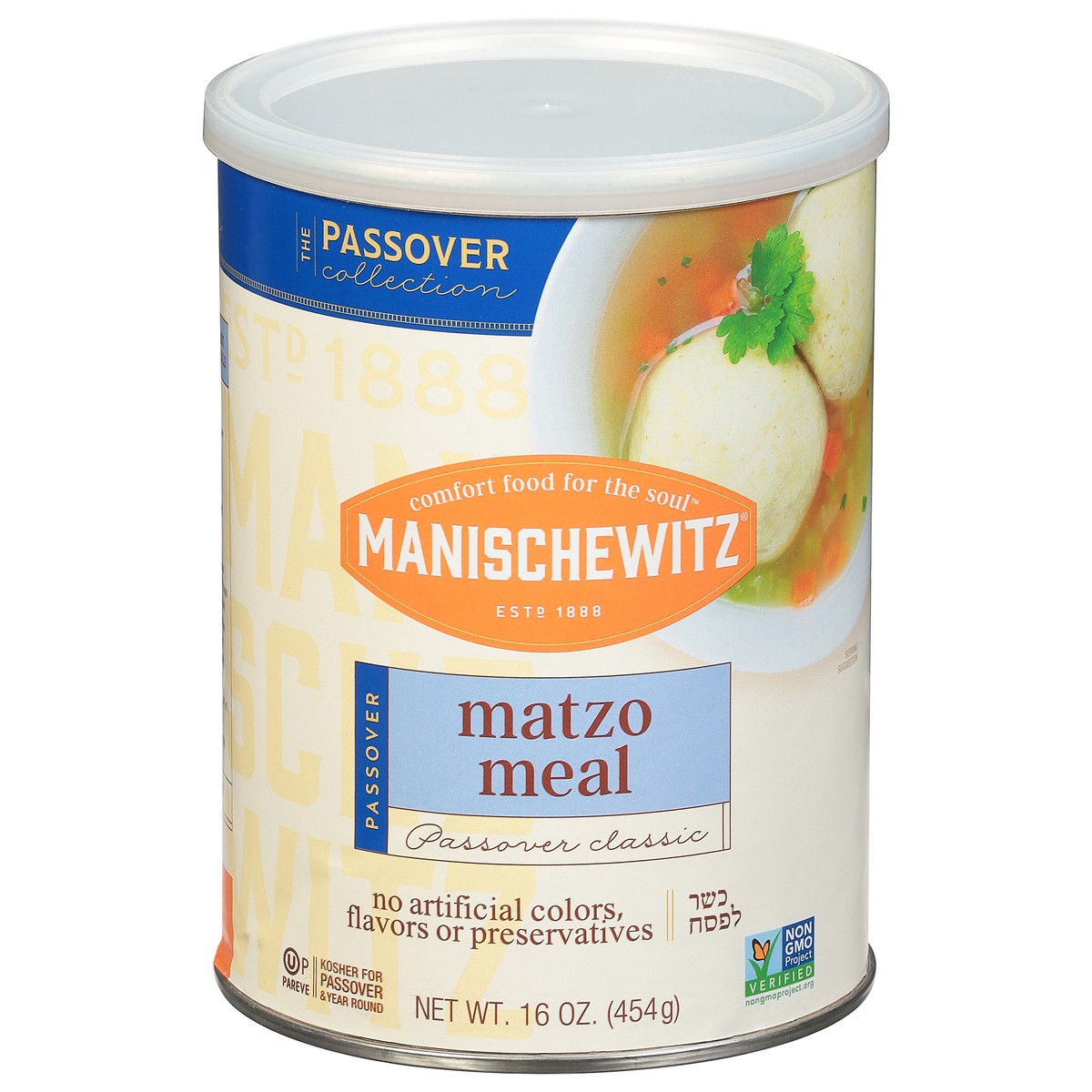 slide 1 of 9, Manischewitz Unsalted Matzo Meal, 16 oz