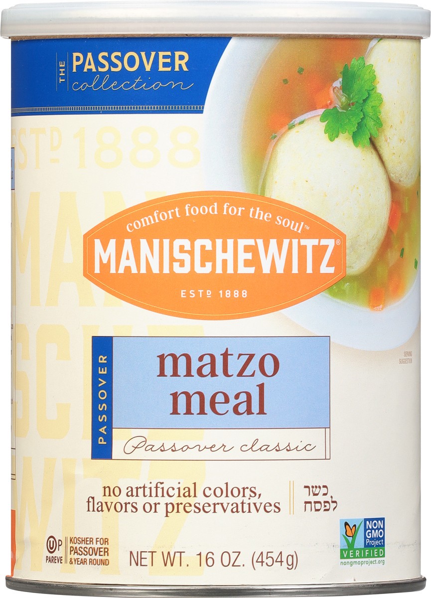 slide 6 of 9, Manischewitz Unsalted Matzo Meal, 16 oz