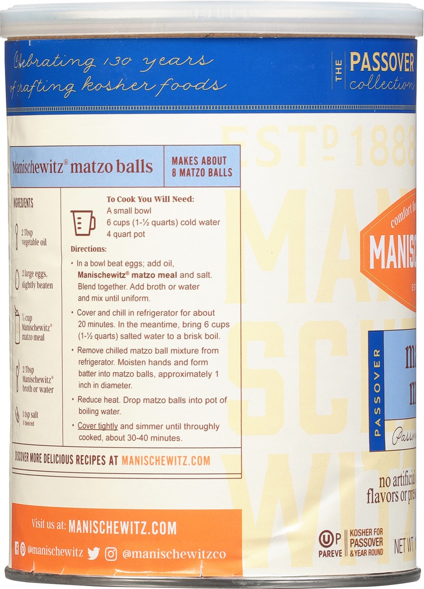 slide 7 of 9, Manischewitz Unsalted Matzo Meal, 16 oz