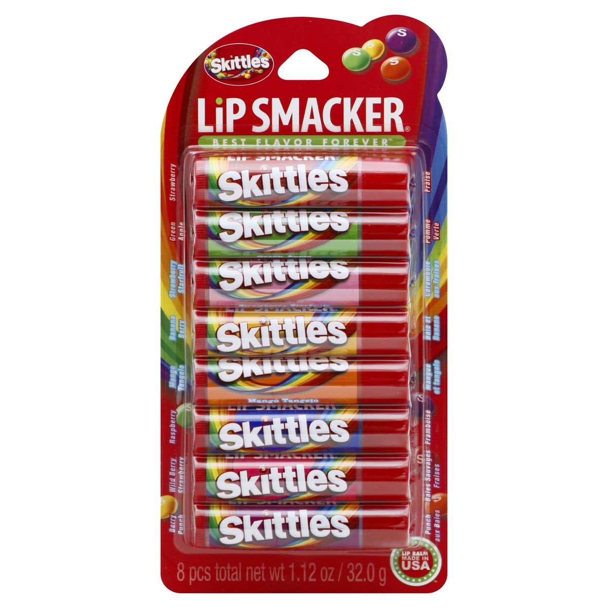 slide 5 of 12, Lip Smacker Smacker Party Pack Skittles Lip Gloss, 1 ct