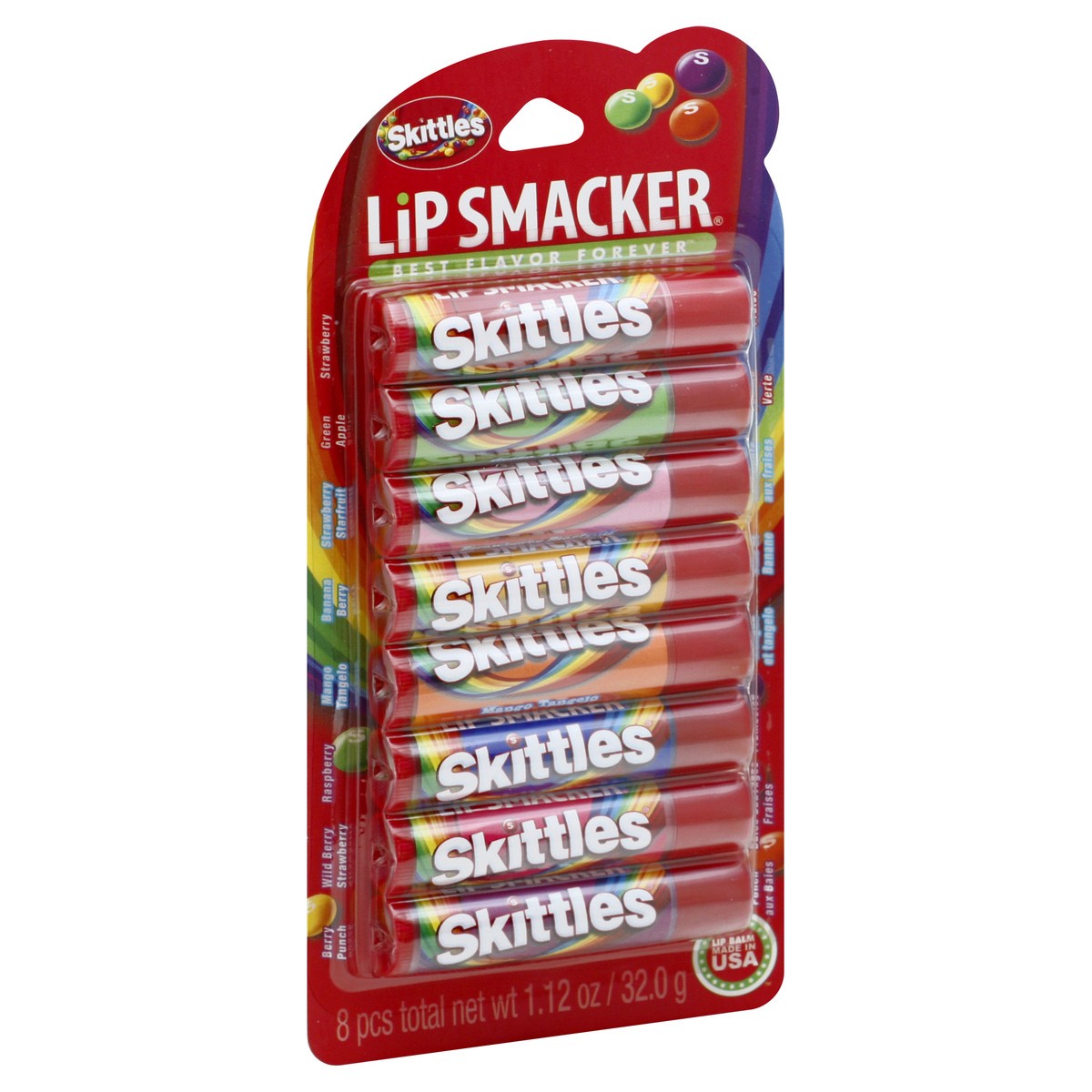 slide 10 of 12, Lip Smacker Smacker Party Pack Skittles Lip Gloss, 1 ct