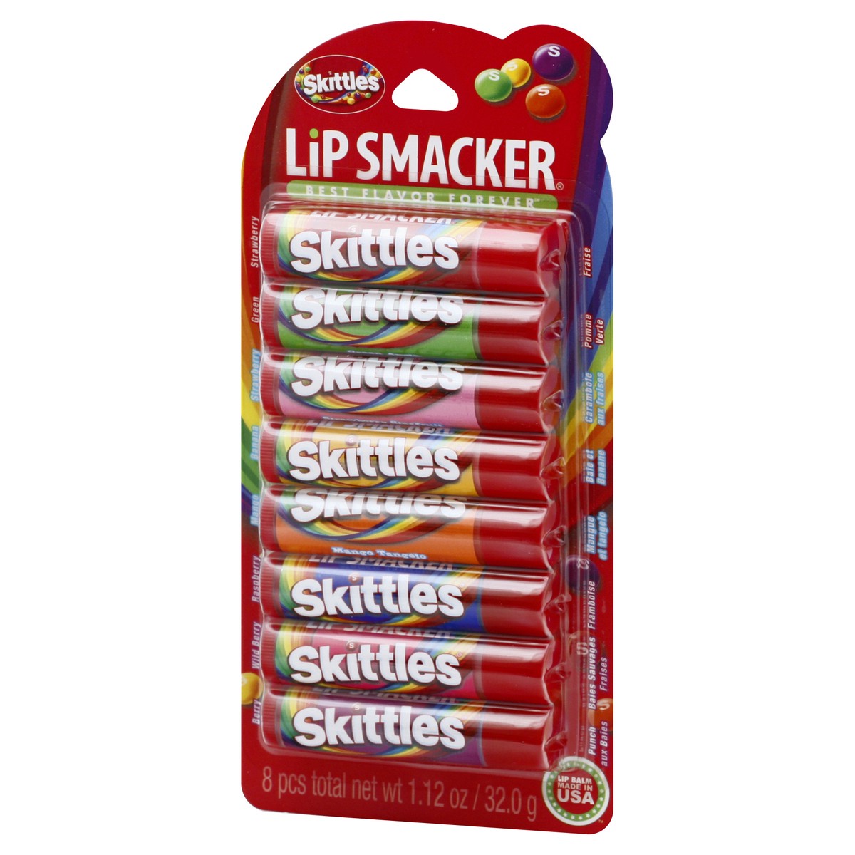 slide 11 of 12, Lip Smacker Smacker Party Pack Skittles Lip Gloss, 1 ct